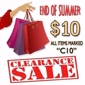End of Summer Clearance Sale *C10*